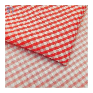 YX2729 Wholesale Woven Yarn Dyed Check Plaid Shirting Fabric 100 Polyester Checked Fabric - 100% Polyester, 95 gsm, 145 CM...