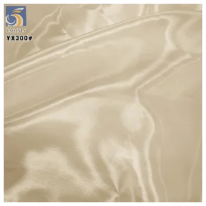 YX300 High-grade 30*60 Organza 38g Glossy Thickened Polyester Shiny Sheer Organza Fabric for Wedding - 100% Polyester, 38...