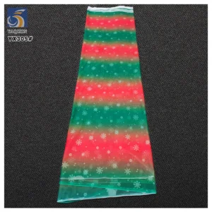 YX305-1 Non-shedding Glitter Rainbow Snowflakes Tulle Fabric Polyester Mesh Christmas Holiday Fabric for Kids - 100%...