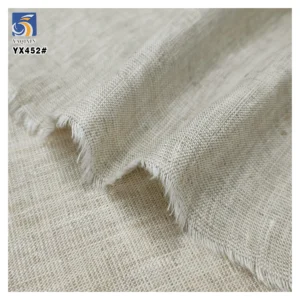 YX452 High Quality Medium Weight Eco-friendly 180-260gsm Plain Pure 100% Linen Fabric - 100% Linen, 260 gsm, 140 CM, Fabric...
