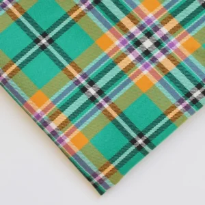 YX459 High Quality 210gsm Stretch Plaid African School Uniform Fabric Polyester Spandex Yarn Dyed Checked Fabric - Spandex...