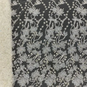 YX486 Garment Accessories Machine-woven Lace Polyester Eco-Friendly Sequins Bridal Wedding Party Worldwide Fabric Lace...