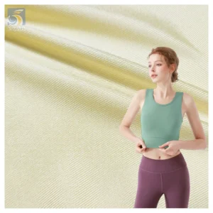 YX503 Wholesale Price Glossy Shimmer 90 Polyester 10 Spandex Four Way Elastic Fabric for Swimsuit Leggings Yoga Clothing...