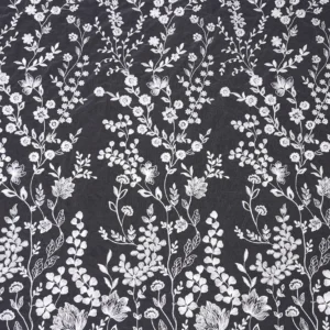 YX517 2025 China Factory Plain White Net Embroidered Flower Fabric Soft Tulle Lotus Flowers Embroidered White Fabric - 100%...