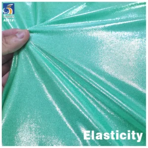YX531-1 2025 New Products Pink Polyester Spandex Knitted Stretch Elastic Shiny Fabric for Prom Dress - 100% Polyester, 145...