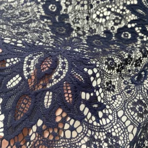 YX585 High Quality Soft Lace 100 Nylon Mesh Fabric for 2025 Fashion Dresses Eyelash Lace Fabric - 100% Nylon, 280 gsm, 150...