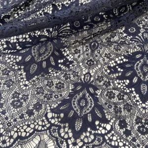 YX585 High Quality Soft Lace 100 Nylon Mesh Fabric for 2025 Fashion Dresses Eyelash Lace Fabric - 100% Nylon, 280 gsm, 150...