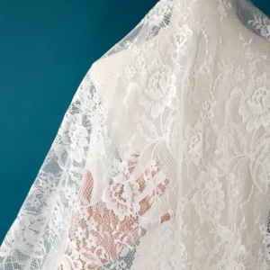 YX589 Best Selling Cheap African and French Eyelash Lace Fabric Wedding Mesh Eyelash Lace Fabric - 100% Polyester, 120 gsm...