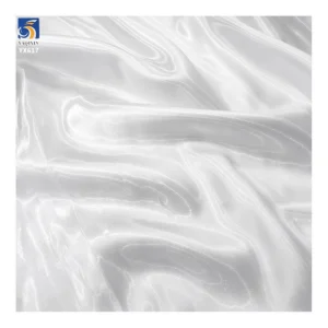 YX617 Inexpensive Satin Fabric China Width 150cm 110gsm Shiny Glossy Polyester Satin Fabric for Party Dress Making - 100%...