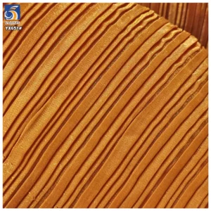 YX651-1 New Technology 2025 100 Polyester Pleated Fabric Pants Elegant Dress Liquid Organza Pleated Fabric - 100% Polyester...