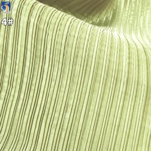 YX652-2 Luxury 150gsm Glittery Liquid Satin Pleated Fabric 100% Polyester Stretch for High-End Garment Skirt Home Decor...