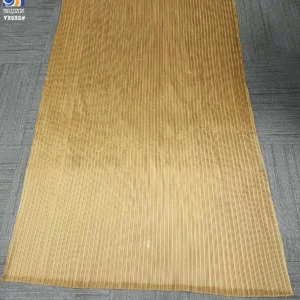 YX652 Luxury Style 150gsm Gold Glittery Liquid Satin Pleated Fabric for High-End Garment Skirt - 100% Polyester, 150 gsm...