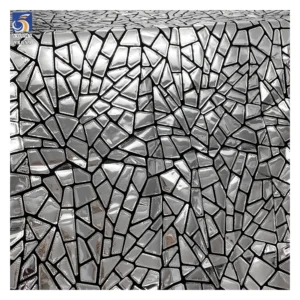 YX659 Geometric Laser Embroidery Glitter Shiny Sequin Fabrics Fashion Polyester Velvet Shiny Stage Dance Skirt Fabric - 100%...