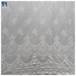 YX715 Premium Quality Eyelash Lace Fabric for Elegant Dresses and Lingerie - 100% Polyester, 100 gsm, 150 CM, Lace Fabric...