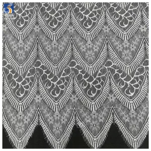YX716 High-Quality 150CM*300CM Handmade Lace Eyelashes Fabric - Natural Look, Lightweight,Soft, Comfortable - 100%...