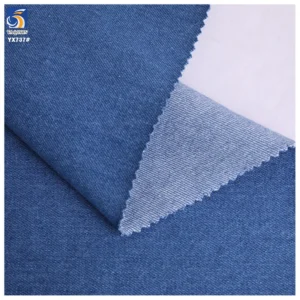 YX737 280gsm Non-Stretch Wash-Free Cheap Denim Fabric 70% Polyester 30% Rayon 10OZ Denim Fabric for Blue Men's Jacket...