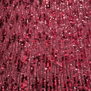 YX748 250gsm Elastic Mesh Embroidery 3MM+5MM Straight Metallic Sequin Fabric Fashionable Women's Skirts Sequin Fabric...