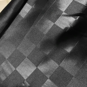 YX771 High Quality 110gsm Polyester Satin Jacquard Checkerboard Plaid Fabric Plaid Fabric for Clothing - 100% Polyester, 110...