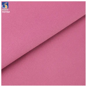 YX775 92 Polyester 8 Spandex 210gsm Soft Knitted Double-Sided Brushed Four-Way Stretch Knitted Fabric - Spandex, Polyester...