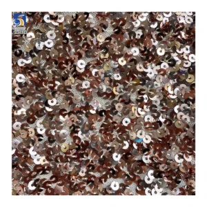 YX791 Customized High Quality 250gsm Elasticity Stretch Dense 3mm Shiny Sequin Fabric for Woman's New Fashion Skirt...