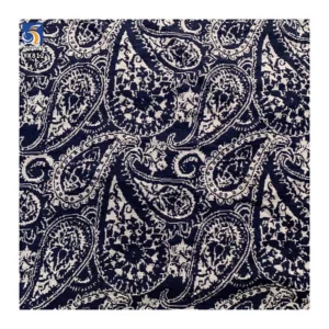 YX813 Ethnic Style Design Cashew Flower Woven Polyester Cotton Jacquard Chiffon Fabric for Clothing Home Fabric Tablecloth...