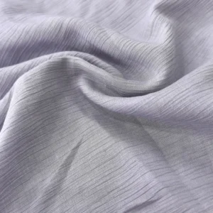 YX844 120gsm Striped Wrinkled Texture Vintage Dress Fabric 80% Cotton 15% Nylon 5% Linen Crepe Chiffon Fabric for Pants...