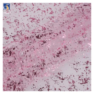YX849-1 Children's Day Polyester Knit Foil Stamping Gold Shiny Glitter Mesh Tulle Fabric for Girls Short Tutu Skirts Fabrics...