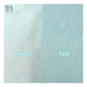 YX92 High Quality Solid Woven Polyester 100gsm Soft Silk Elasticity Stretch Glossy Satin Fabric for Dress Making - 100%...