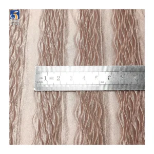 YX928-1 2025 New Products Wavy Pleated Striped Satin Fabric European French Women High-End Party Skirt Satin Pleated Fabric...