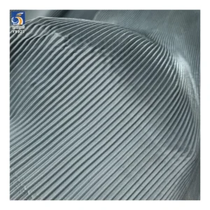 YX929 Minimum Order Quantity 5 Yards Polyester Smooth and Soft Satin Pleated Fabric Satin Pleated Dress Fabric for Women...