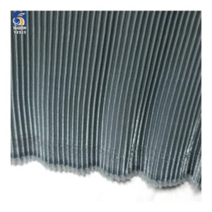 YX929 Minimum Order Quantity 5 Yards Polyester Smooth and Soft Satin Pleated Fabric Satin Pleated Dress Fabric for Women...
