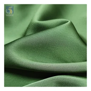 YX94 Green Dull Face Satin Fabric With Little Stretch Single Sided Hemp Acetate Satin Fabric for Woman Clothing - 100%...