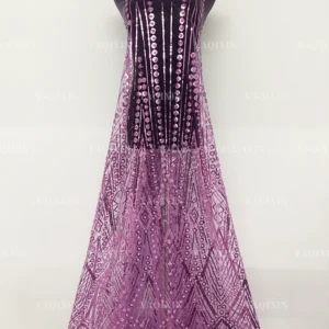 YX944 2026 200gsm African Evening Dress Mesh Cheap Lace Fabric Glitter Sequin Embroidered African Lace Fabrics for Clothing...