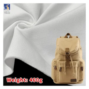 YX949 High Quality Low Price 460g/m² Heavyweight Woven 100 Polyester Canvas Fabric 16oz Canvas Fabric for Backpack Bags...