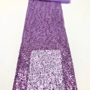 YX953 Cheapest Glitter Lace Materials Fabric Textile 2026 Fashionable New Beaded Sequins Lace Mesh Tulle Fabric for Wedding...