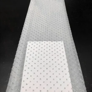 YX958 Checkered Small Plaid Bead Tube Embroidery Lace Fabric Cheap Plaid Beads Mesh Tulle Lace Fabric for Woman Dresses...