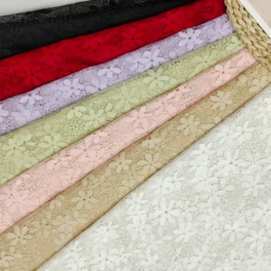 YX983 White Lace Fabrics for Home Textiles, Tablecloths, Curtains, Women's Wedding Dresses Lingerie Chantilly Lace Fabrics...