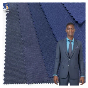 YX991 240gsm 70% Polyester 30% Cotton Royal Blue Suit TR Twill Fabrics Double-Sided Fine Twill School Uniform Suiting TR...