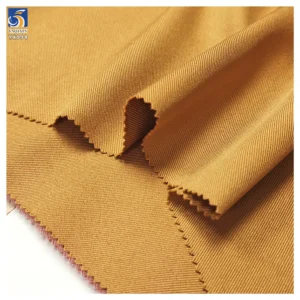 YX994 210g/m² Seoul Twill Fabric 97 Polyester 3 Spandex Stretch Double-Faced Twill Pants Fabric Soft Chiffon Pant Fabrics...