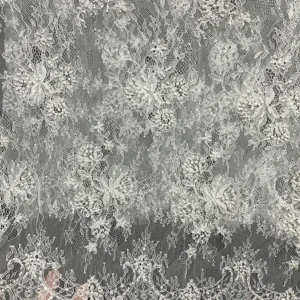 YX1092 300*150CM Great Quality Customized Woven Eyelash Lace Fabric Beaded Pearls Lace Fabrics Textiles Heavyweight - 100%...