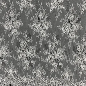 YX1092 300*150CM Great Quality Customized Woven Eyelash Lace Fabric Beaded Pearls Lace Fabrics Textiles Heavyweight - 100%...