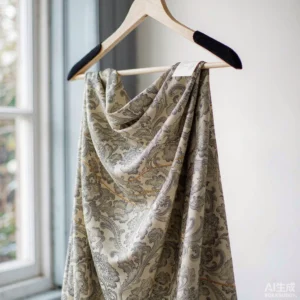 YX1561 Wholesale 150gsm Metallic Floral Brocade Fabric Raised Jacquard Material for Evening Dresses and Women's Gowns