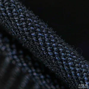 New Arrival Double Cationic Fabric Blue Jeans Polyester Rayon Spandex Stretch Denim Fabric High Quality