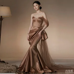 YX92 High Quality Solid Woven Polyester 100gsm Soft Silk Elasticity Stretch Glossy Satin Fabric for Dress Making