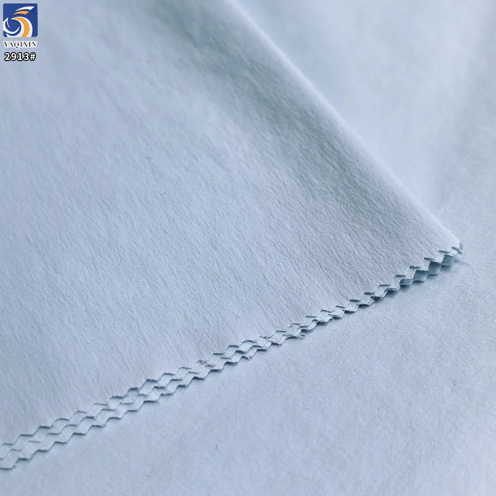 YX2913 110gsm 40D Cooling Nylon Spandex Stretch Fabric Cooling Crinkle Texture for UV Protection Clothing