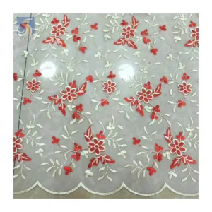 YX2707 Industry Competitive Price Tulle Polyester Embroidery Fabric Floral Lace Fabric for Woman
