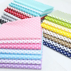 Yaqixin 56-inch cotton twill printed fabric, printed dot dots 8MM/6MM/4MM multi-specification printed fabric