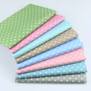 Yaqixin 56-inch cotton twill printed fabric, printed dot dots 8MM/6MM/4MM multi-specification printed fabric