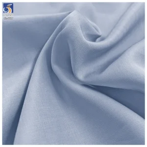 DV-6677 Factory 100gsm Fine Twill Fabric 50 Rayon 50 Polyester Soft Lightweight Dress Shirt Twill Fabric Textile Wholesale