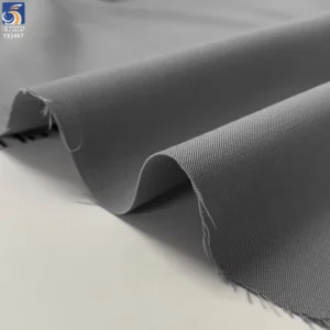 YX1467 320gsm 85 Polyester 11 Rayon 4 Spandex 4 Way Stretch TR Fine Twill Suiting Fabric for Men Suits Blazers Trousers